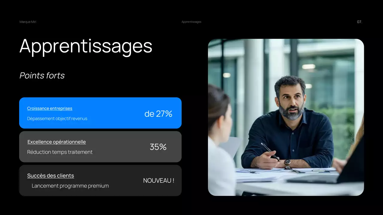 Dark Bold Quarterly Business Review