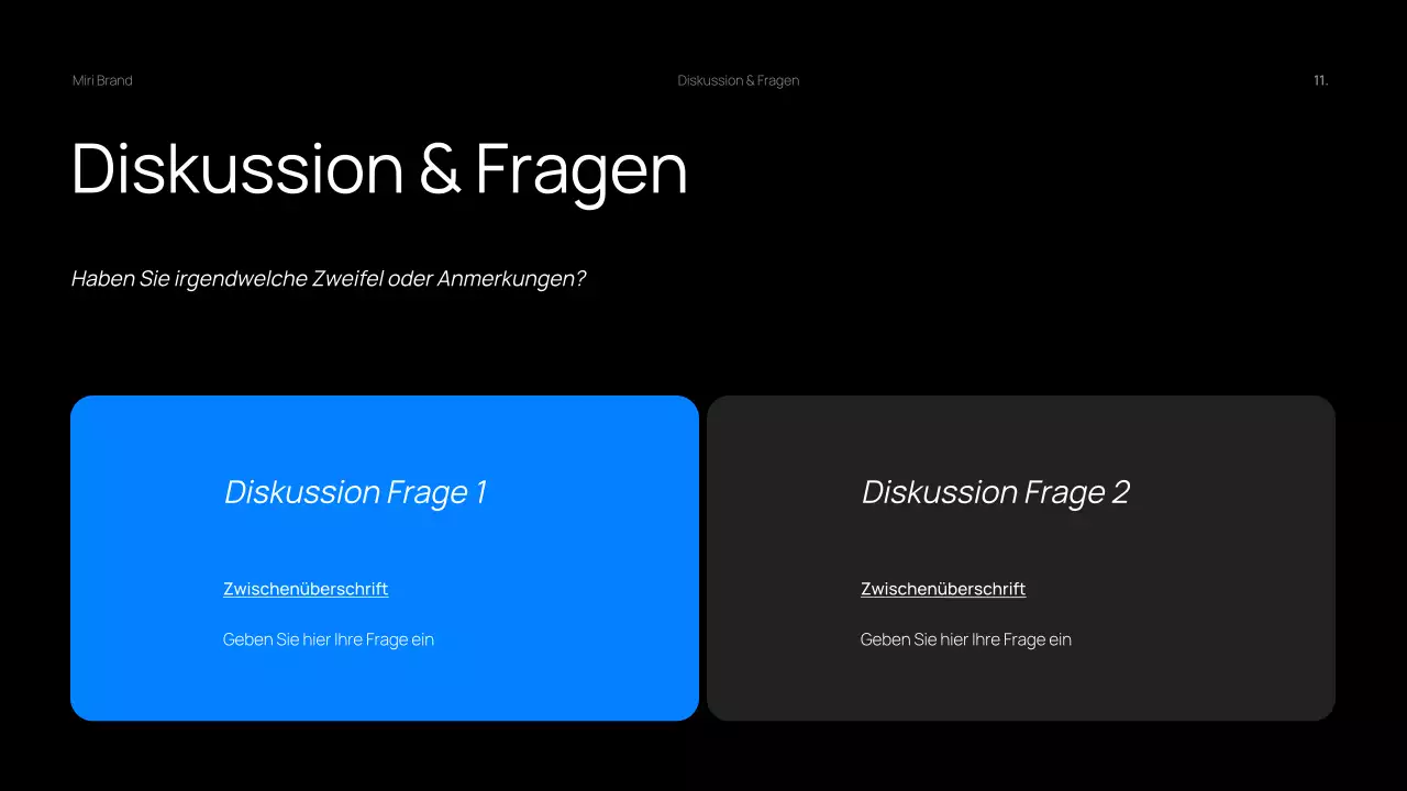 Dark Bold Vierteljährlicher Geschäftsbericht