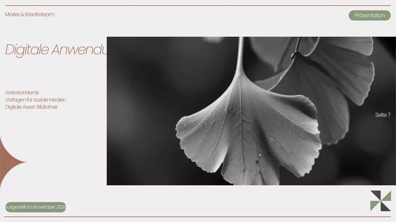 Gray Modern Brand Guideline Präsentation