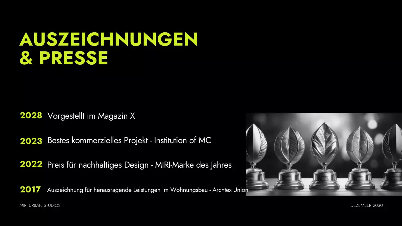 neon moderne architektur portfolio