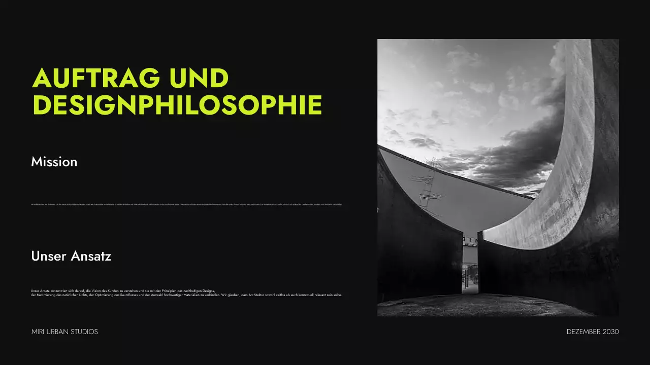 neon moderne architektur portfolio