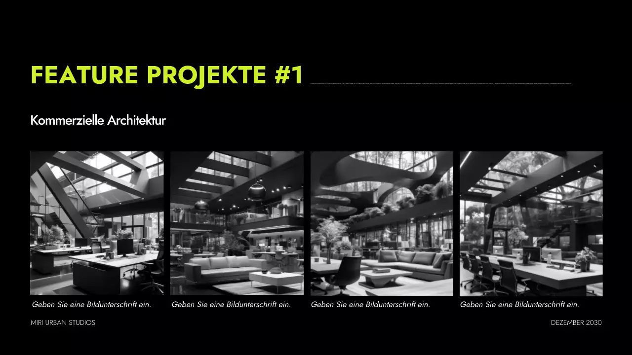 neon moderne architektur portfolio