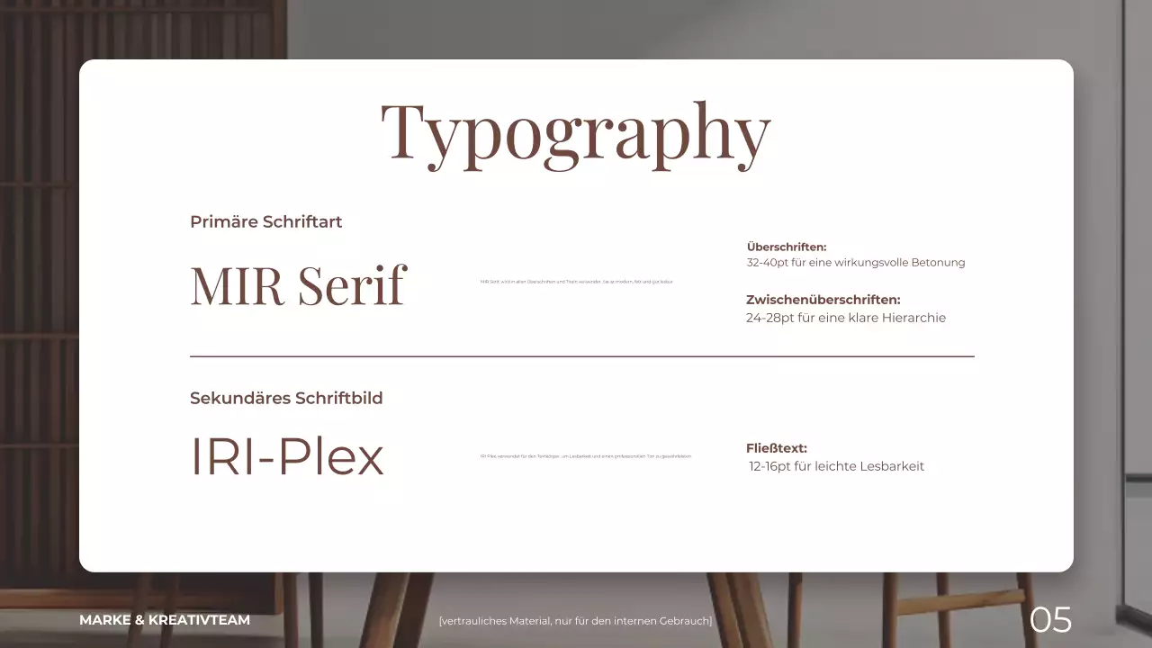 braun und beige elegant modernes wohnen und leben markenleitfaden präsentation