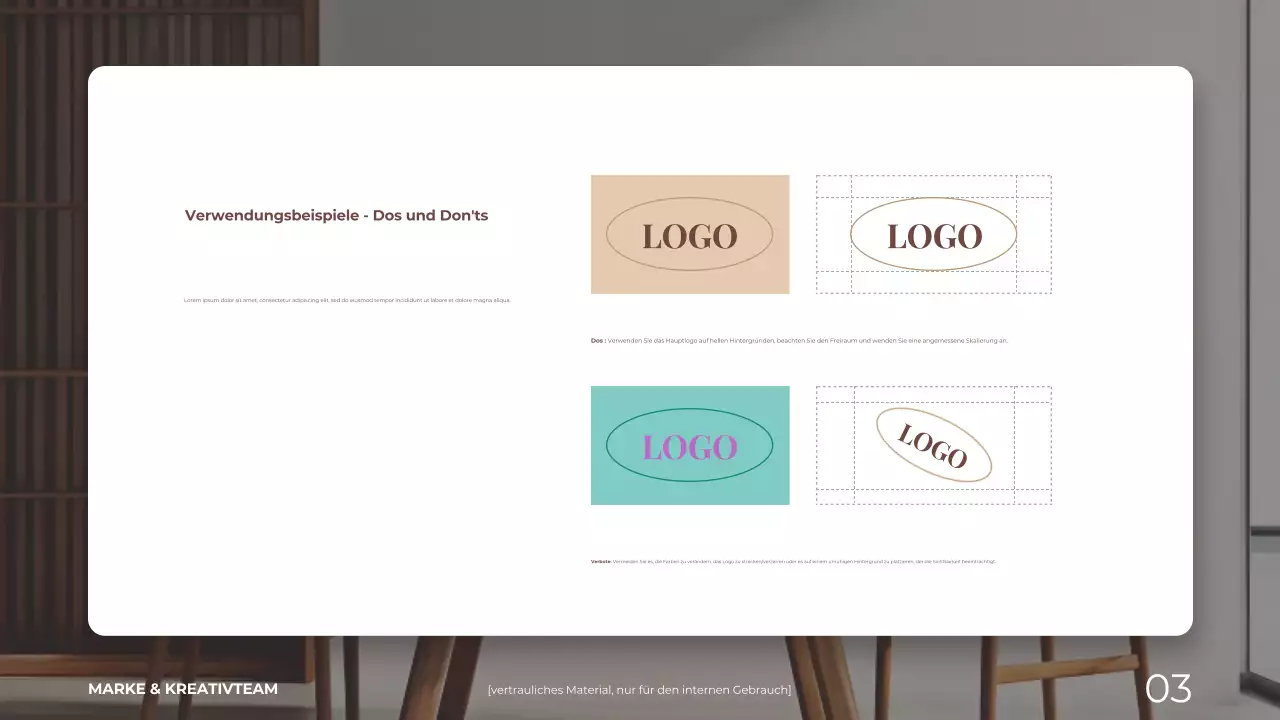 braun und beige elegant modernes wohnen und leben markenleitfaden präsentation