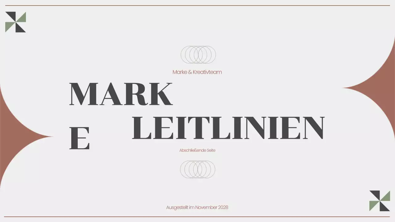 Gray Modern Brand Guideline Präsentation