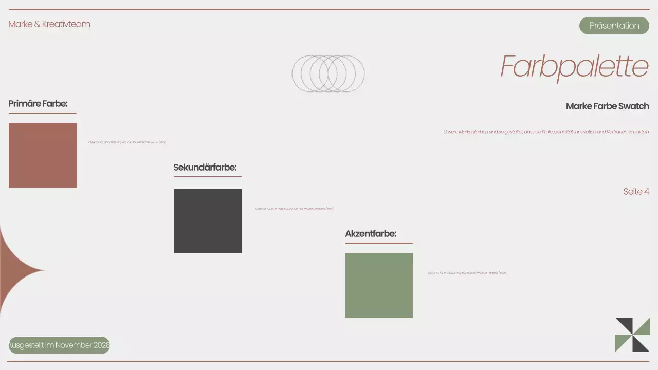 Gray Modern Brand Guideline Präsentation