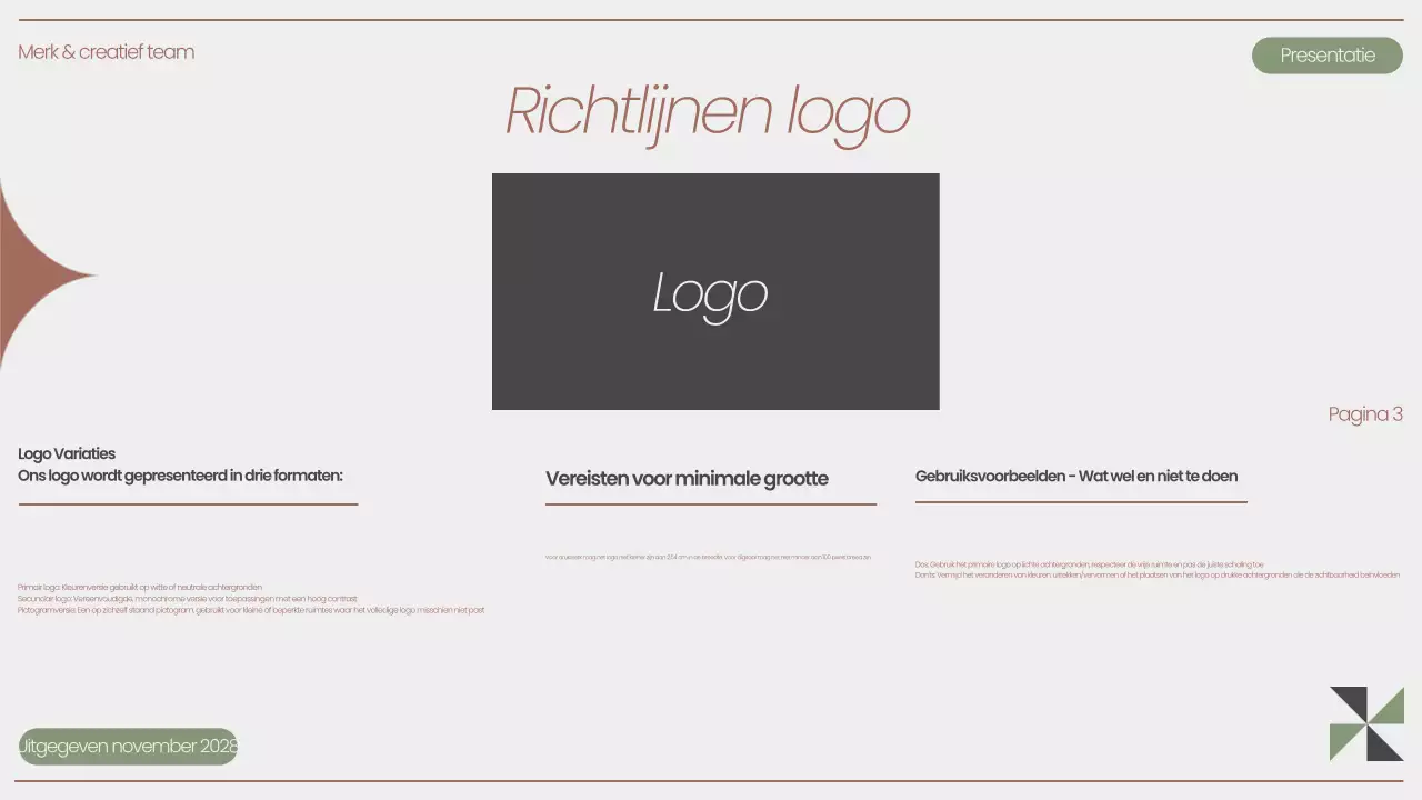 Presentatie Grijze Moderne Merkrichtlijn