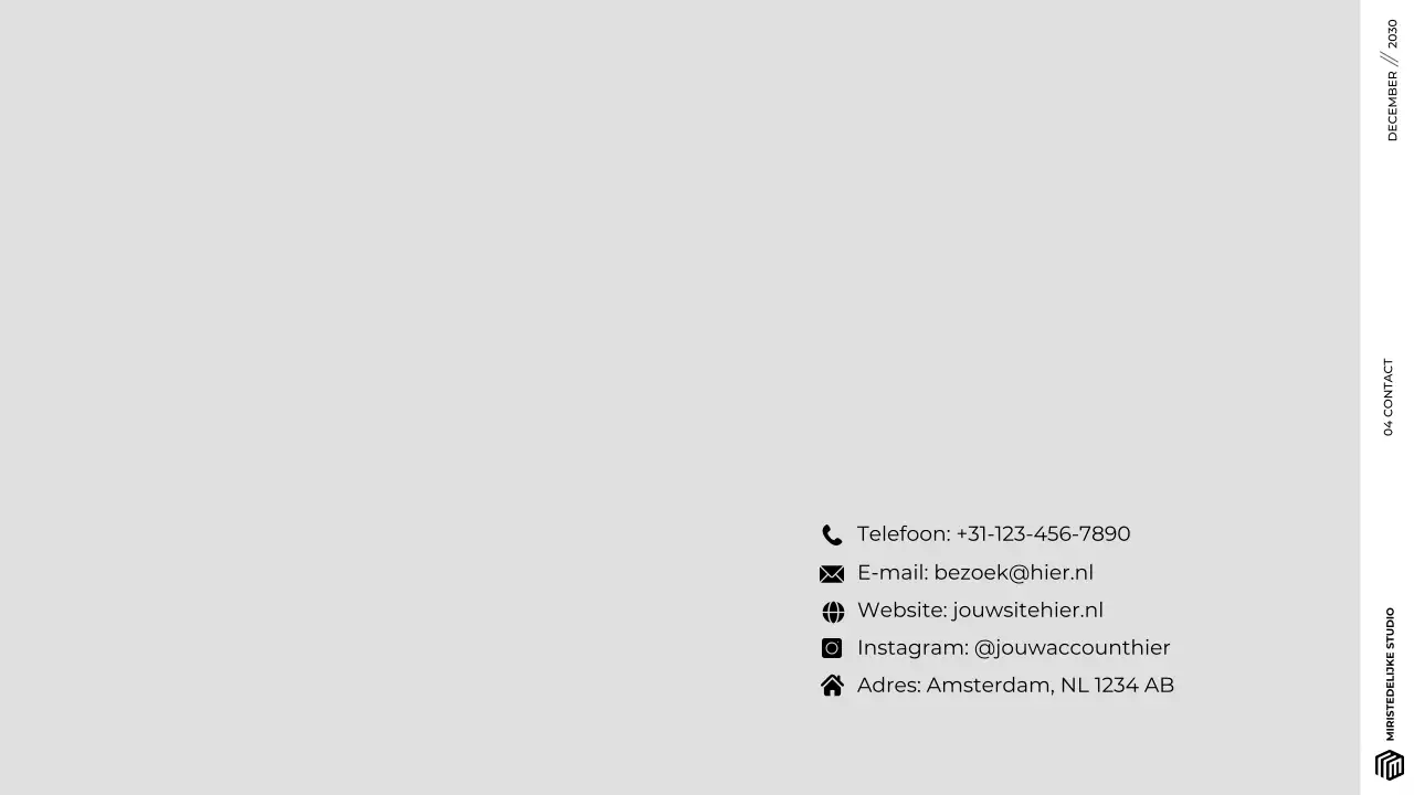 Moderne Grijze Minimalistische Architectuur Portfolio Presentatie