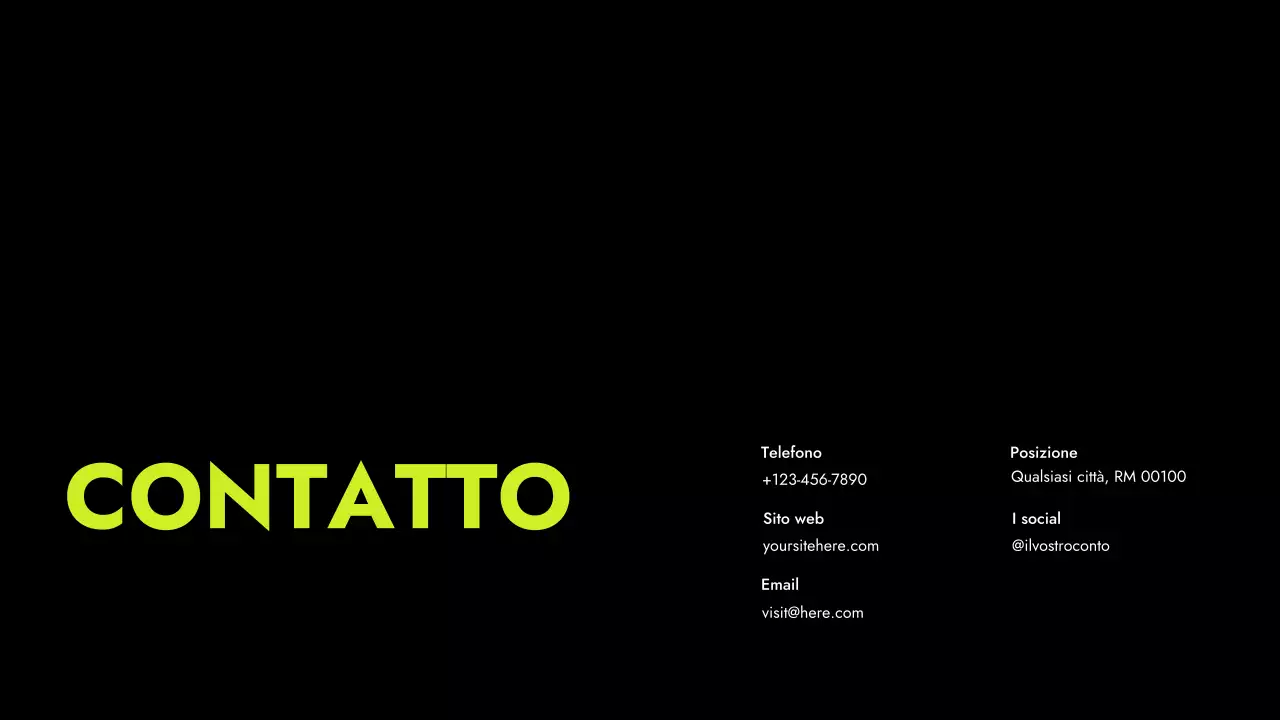 portfolio di architettura moderna al neon