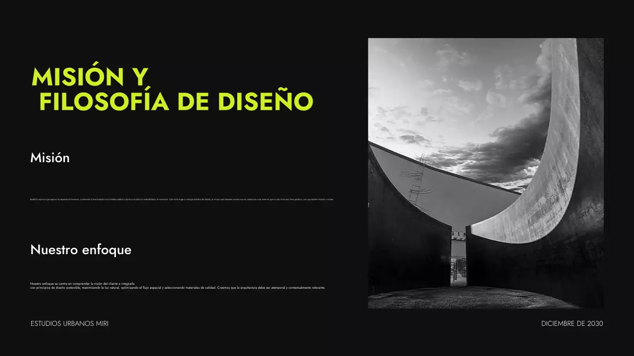 cartera de arquitectura moderna de neón