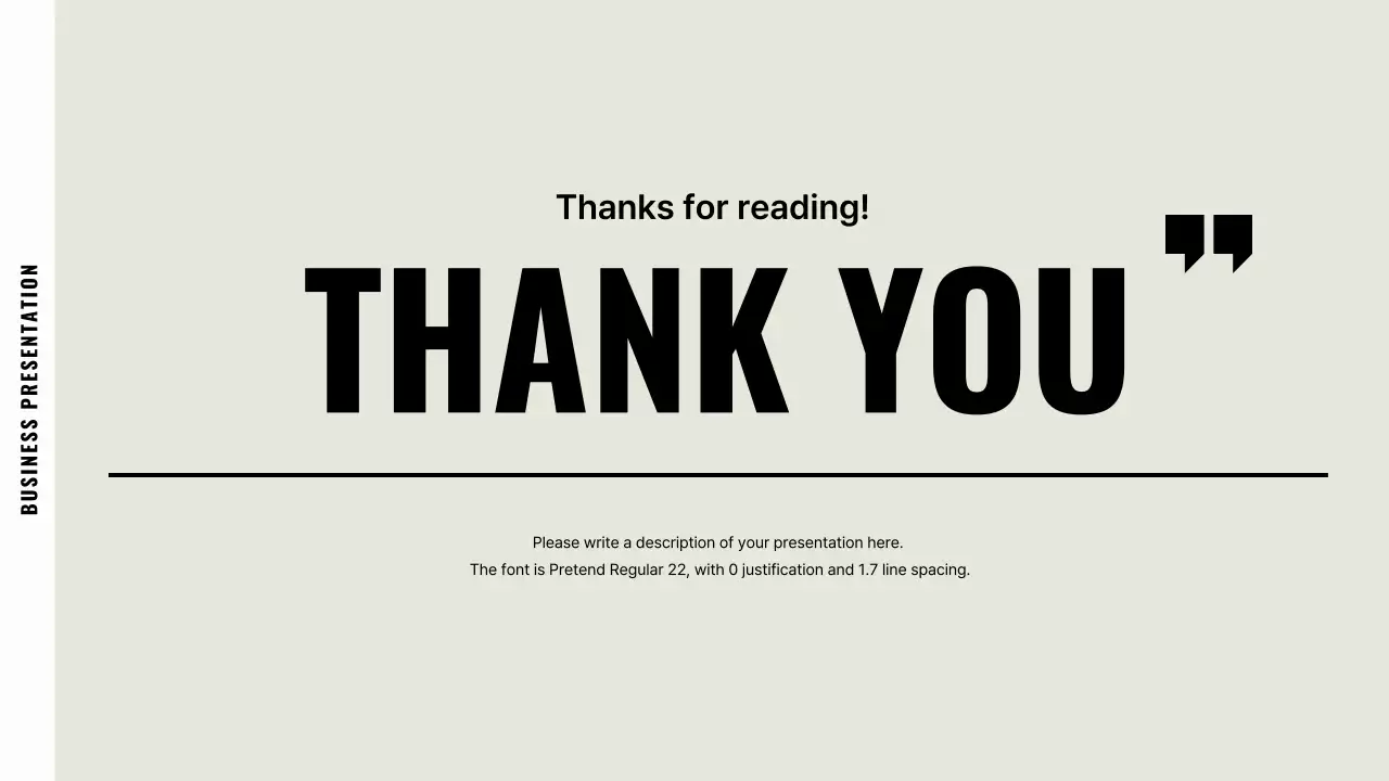 Apresentação de negócios minimalista bege