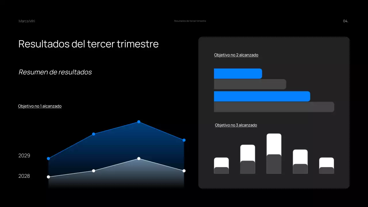 Dark Bold Quarterly Business Review
