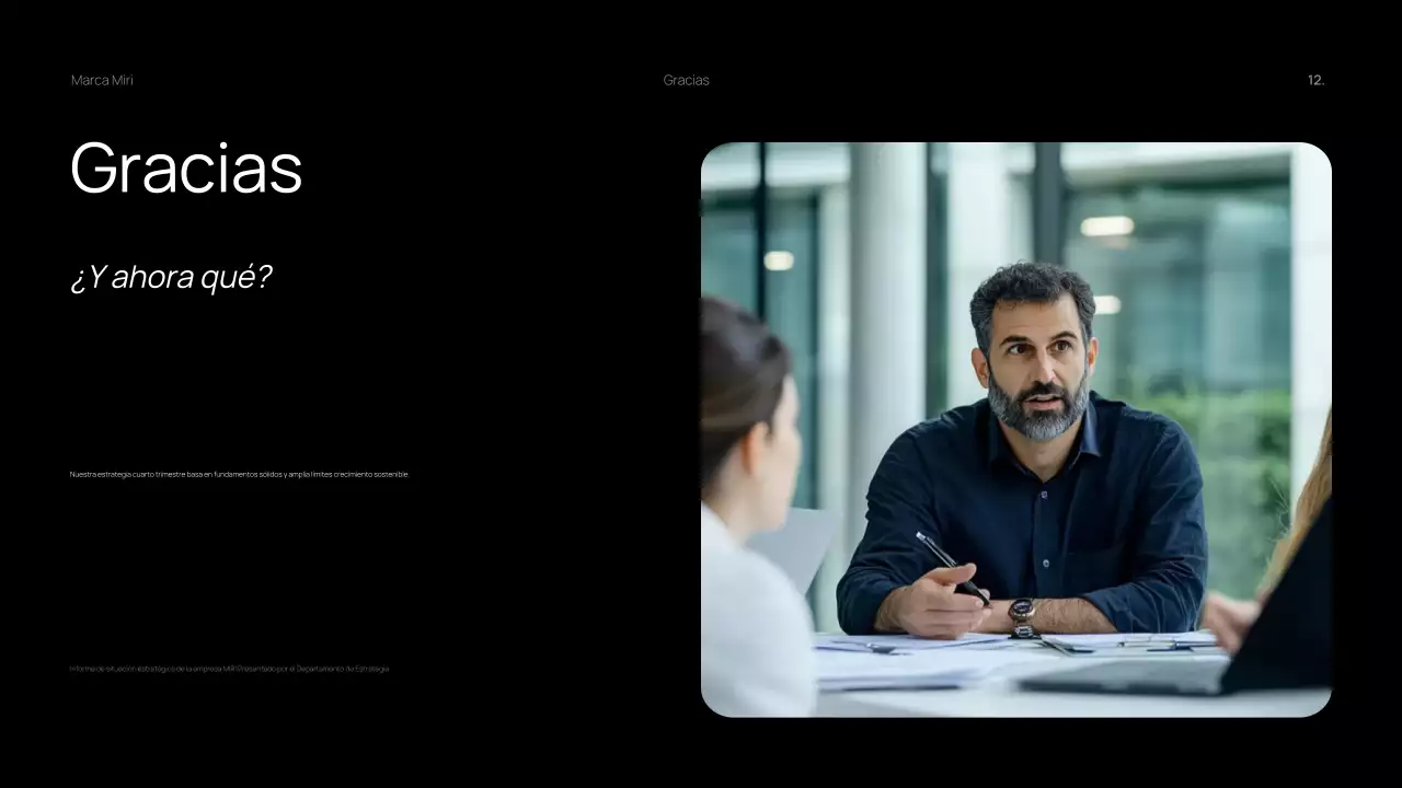 Dark Bold Quarterly Business Review