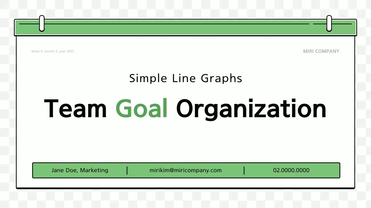 Green Simple Team Agenda Planner Presentation
