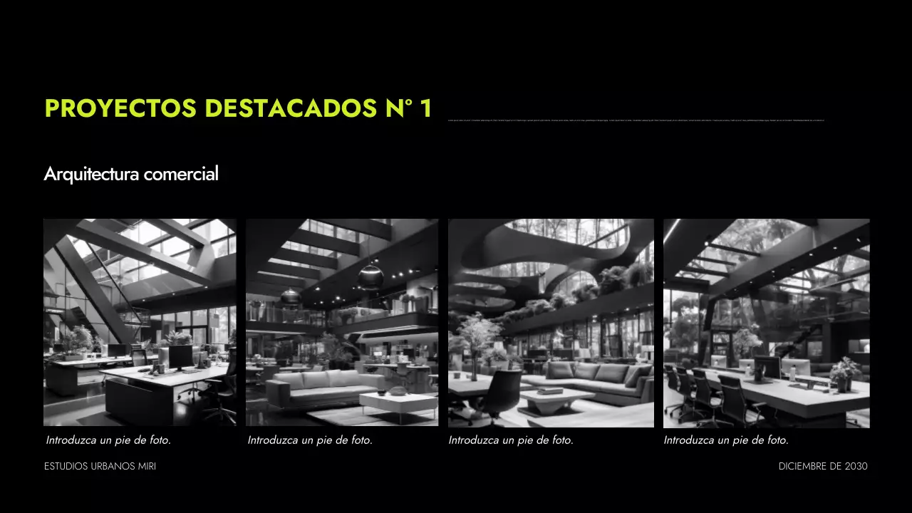 cartera de arquitectura moderna de neón