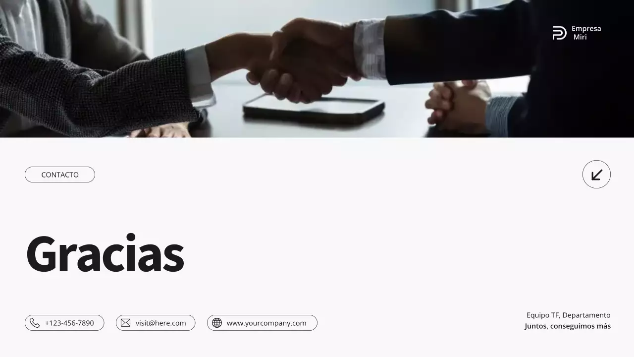 Informe mensual minimalista moderno en gris y verde