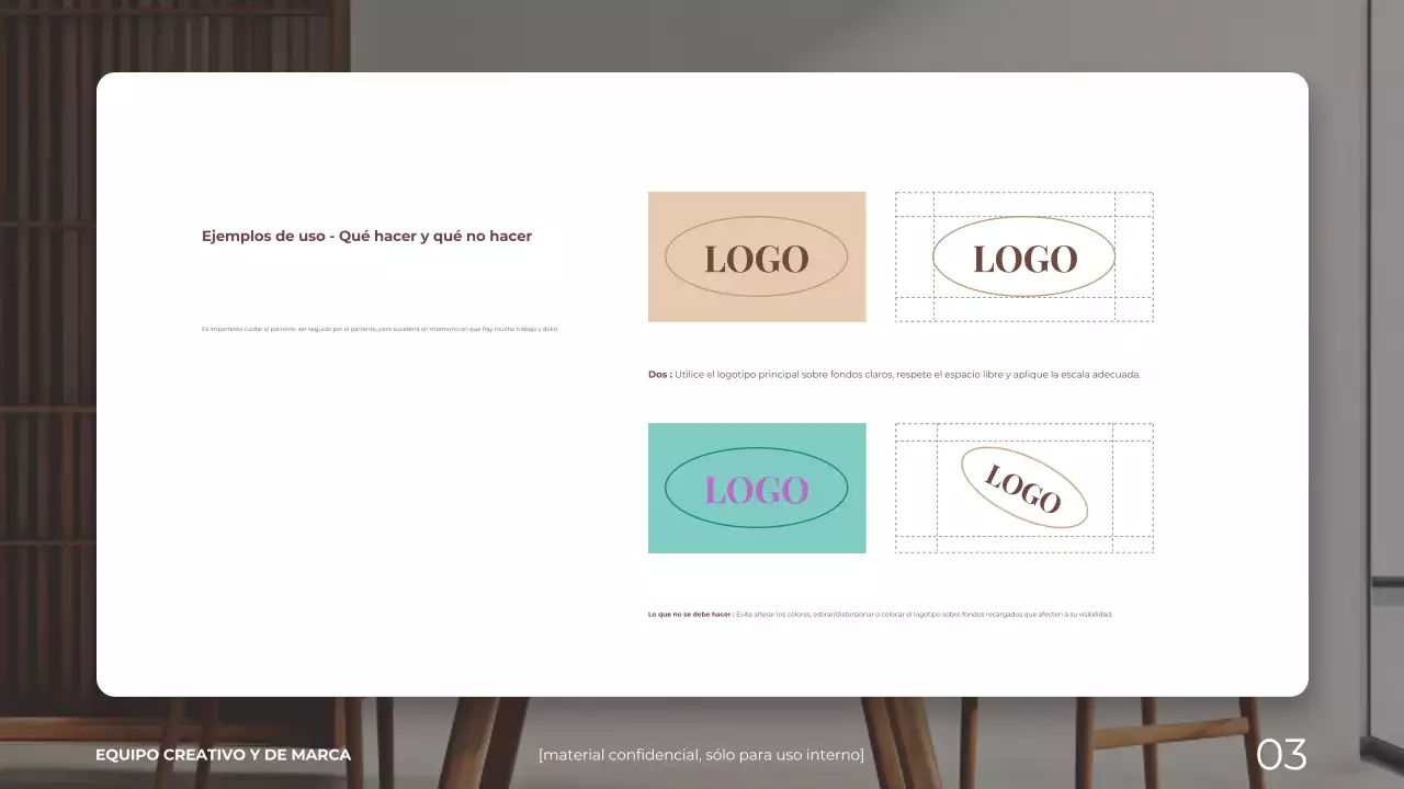 marron y beige elegantes y modernos hogar y vivienda marca directriz presentación