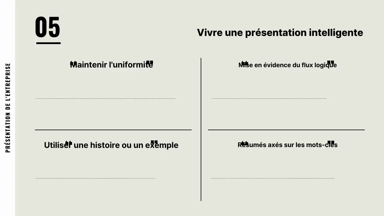 Description de l'entreprise beige par défaut