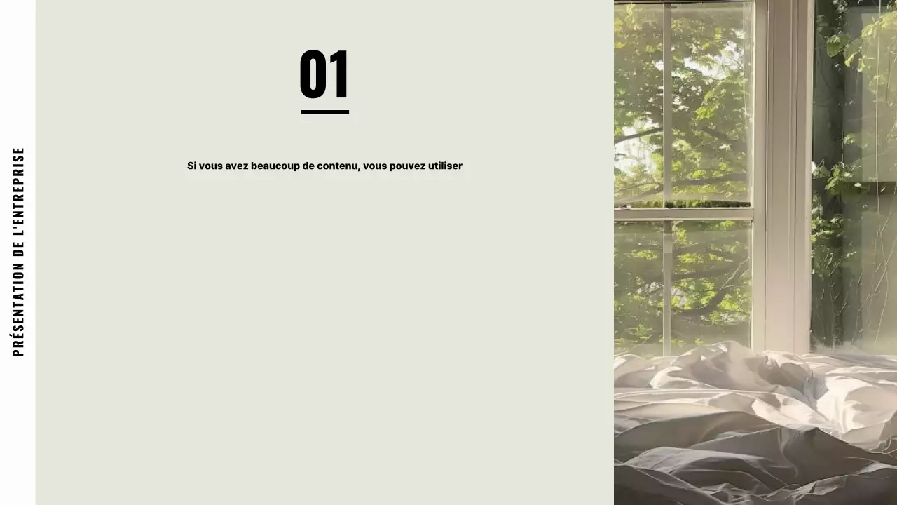 Description de l'entreprise beige par défaut