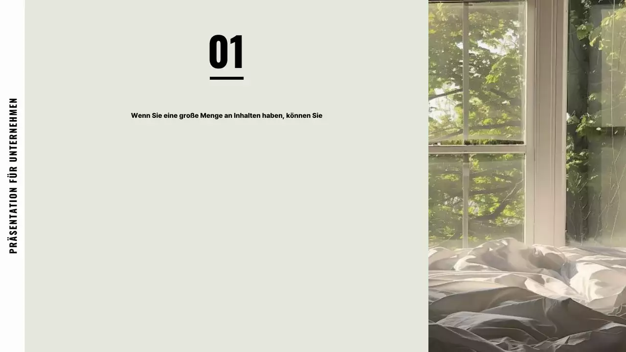 Beige Standard-Geschäftsbeschreibung