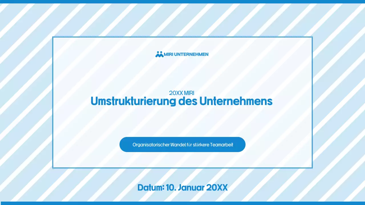 Hellblauer einfacher Sanierungsleitfaden
