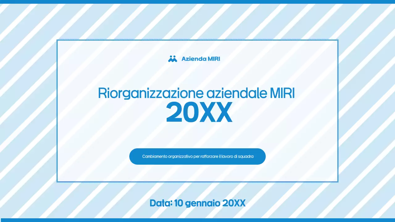 Guida alla riorganizzazione semplice in azzurro
