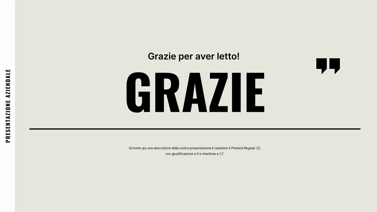 Descrizione dell'attività beige predefinita