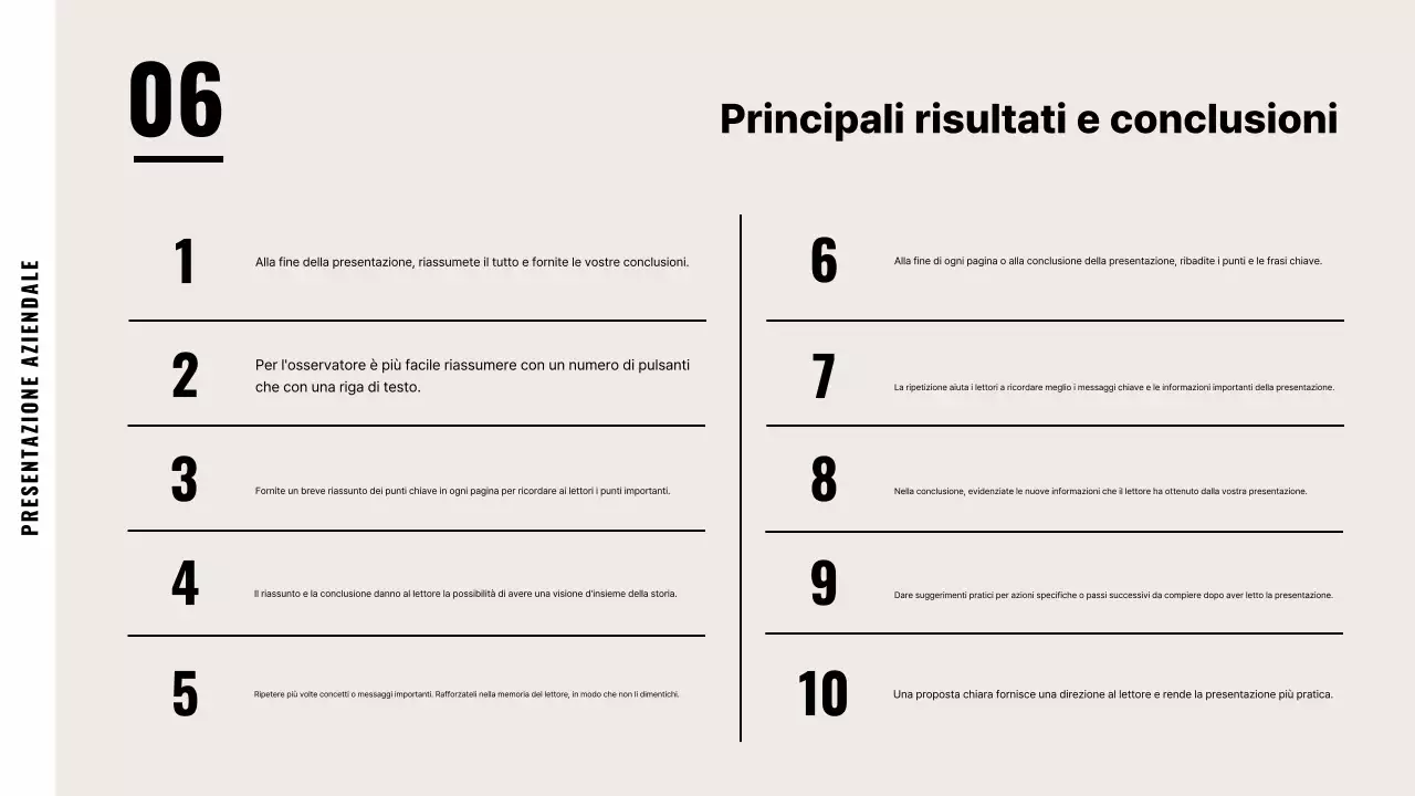 Descrizione dell'attività beige predefinita