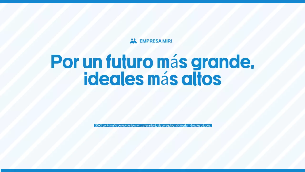 Guía sencilla de reorganización en azul claro