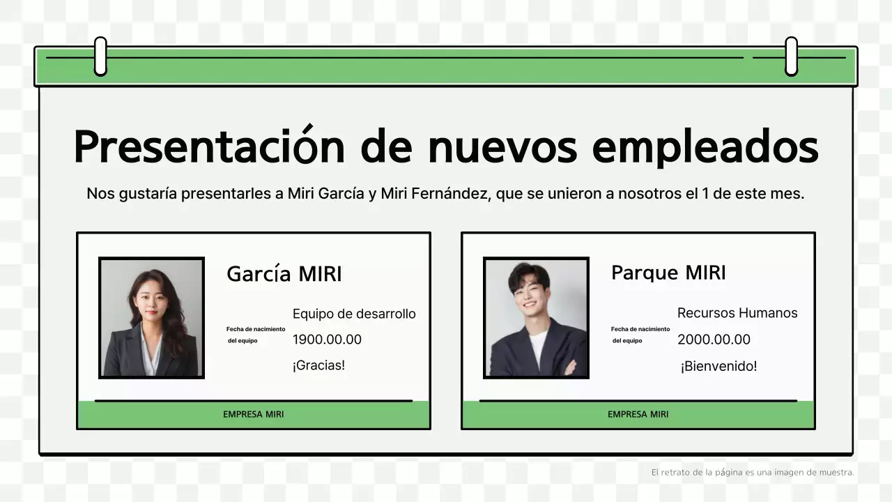 Anuncio comercial simple abstracto