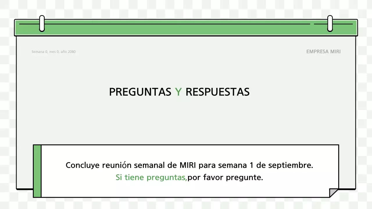 Anuncio comercial simple abstracto