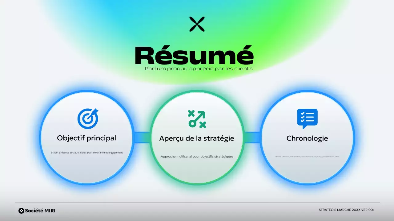 plan d'affaires vert moderne