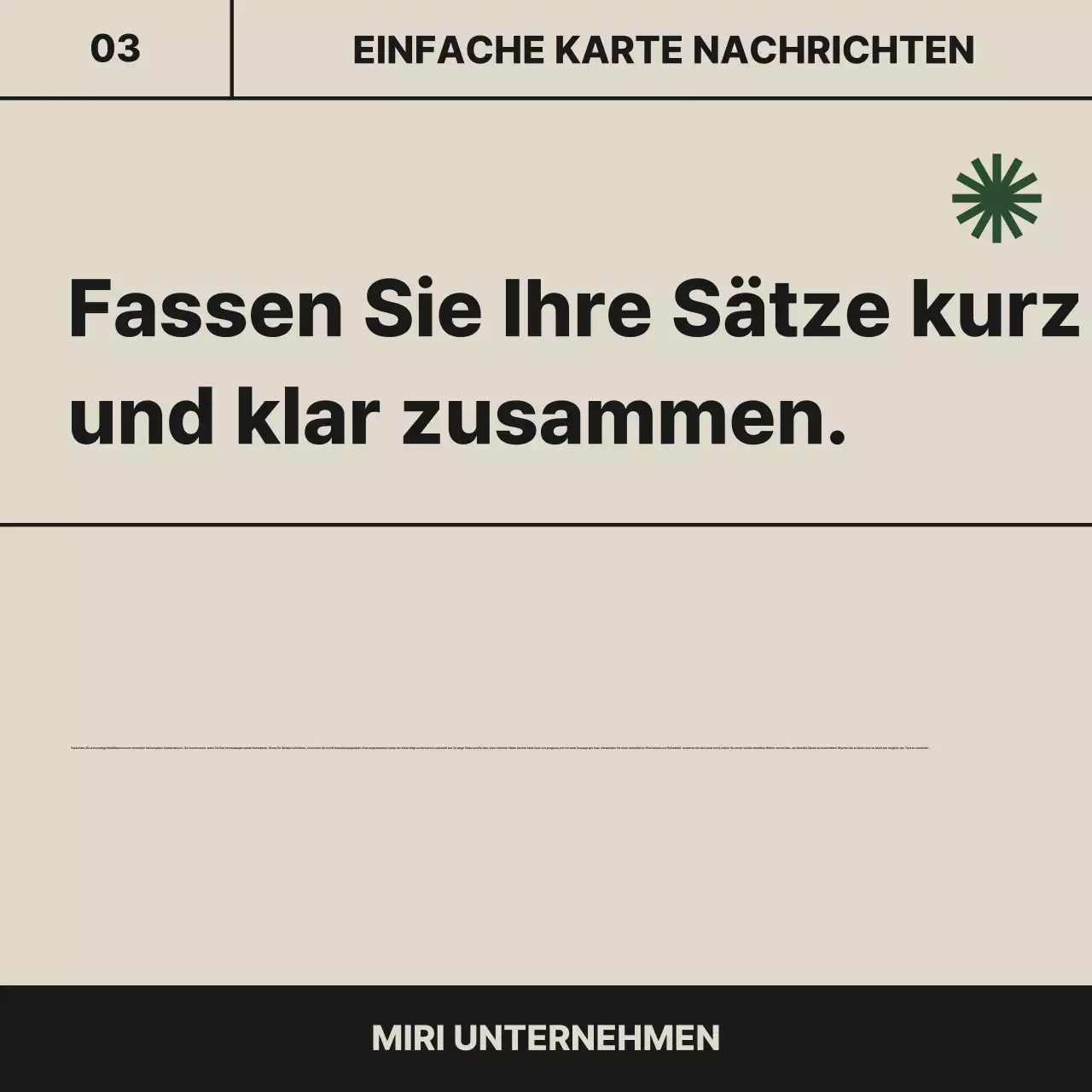 Beige Modern CardNews-Anzeigen