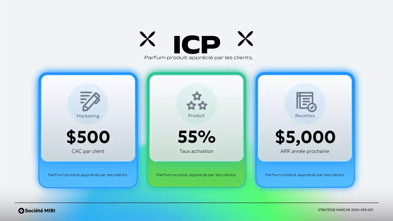 plan d'affaires vert moderne