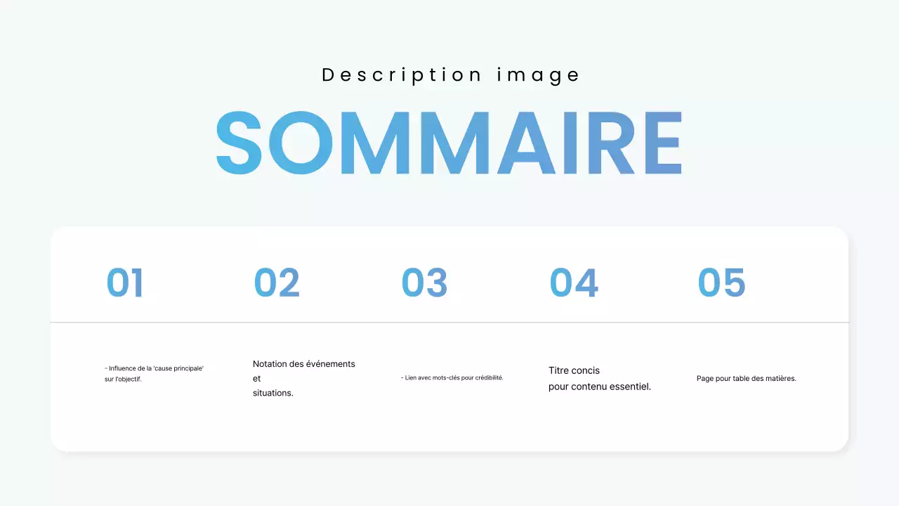 Rapport d'activité minimaliste bleu clair