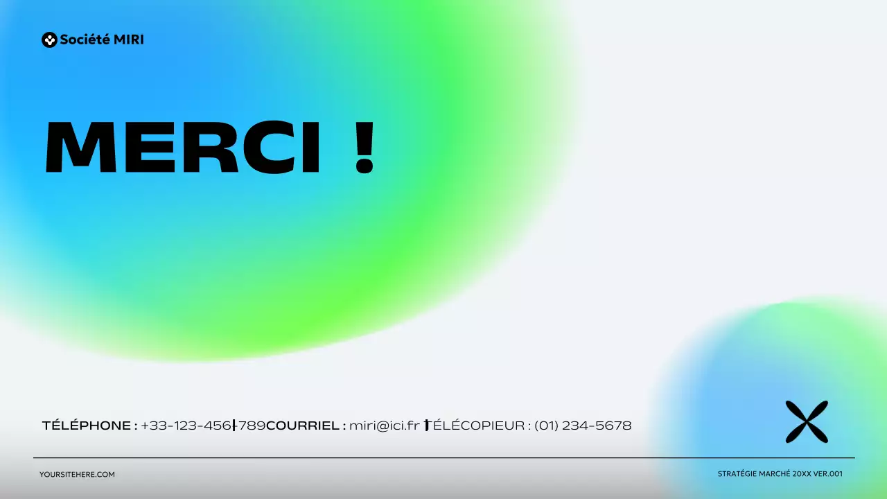 plan d'affaires vert moderne