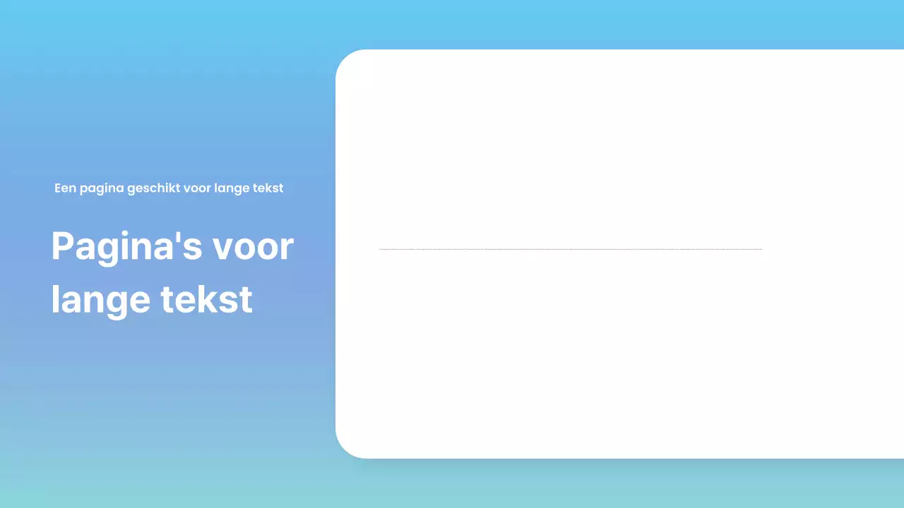 Lichtblauw minimalistisch zakelijk rapport