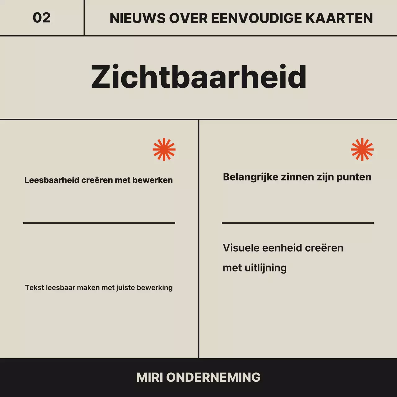 Advertenties Beige Modern CardNews