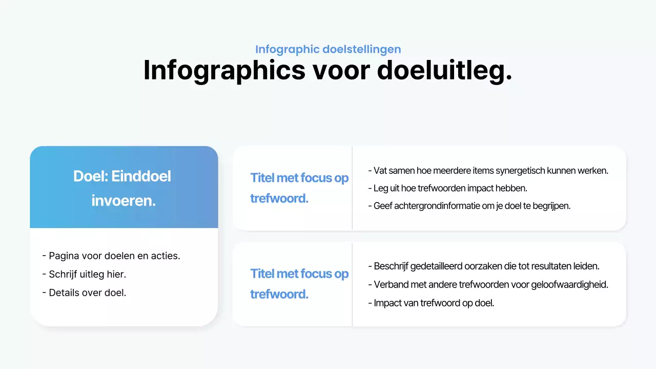 Lichtblauw minimalistisch zakelijk rapport