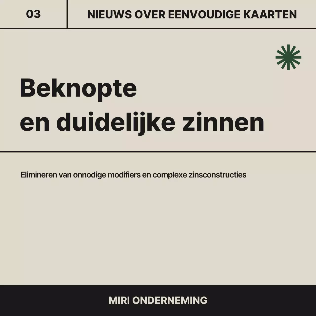 Advertenties Beige Modern CardNews