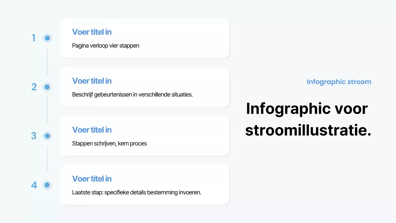 Lichtblauw minimalistisch zakelijk rapport