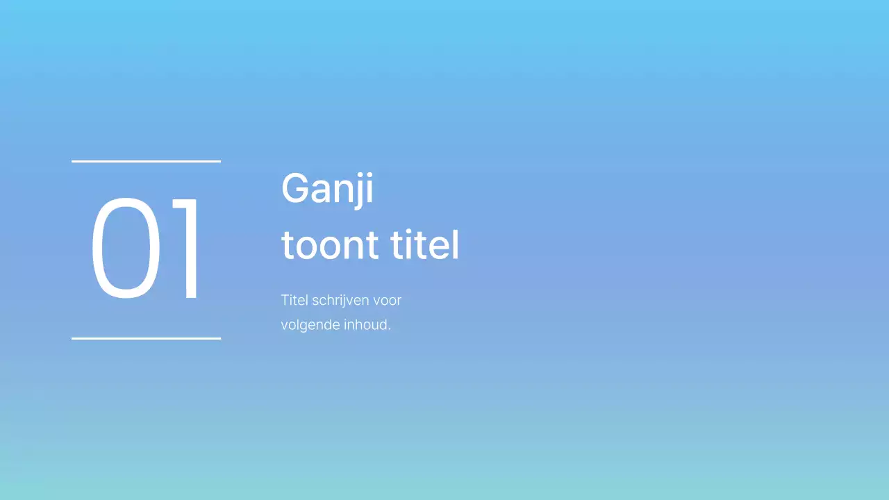 Lichtblauw minimalistisch zakelijk rapport