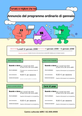 Guida al nostro programma di formazione in azzurro