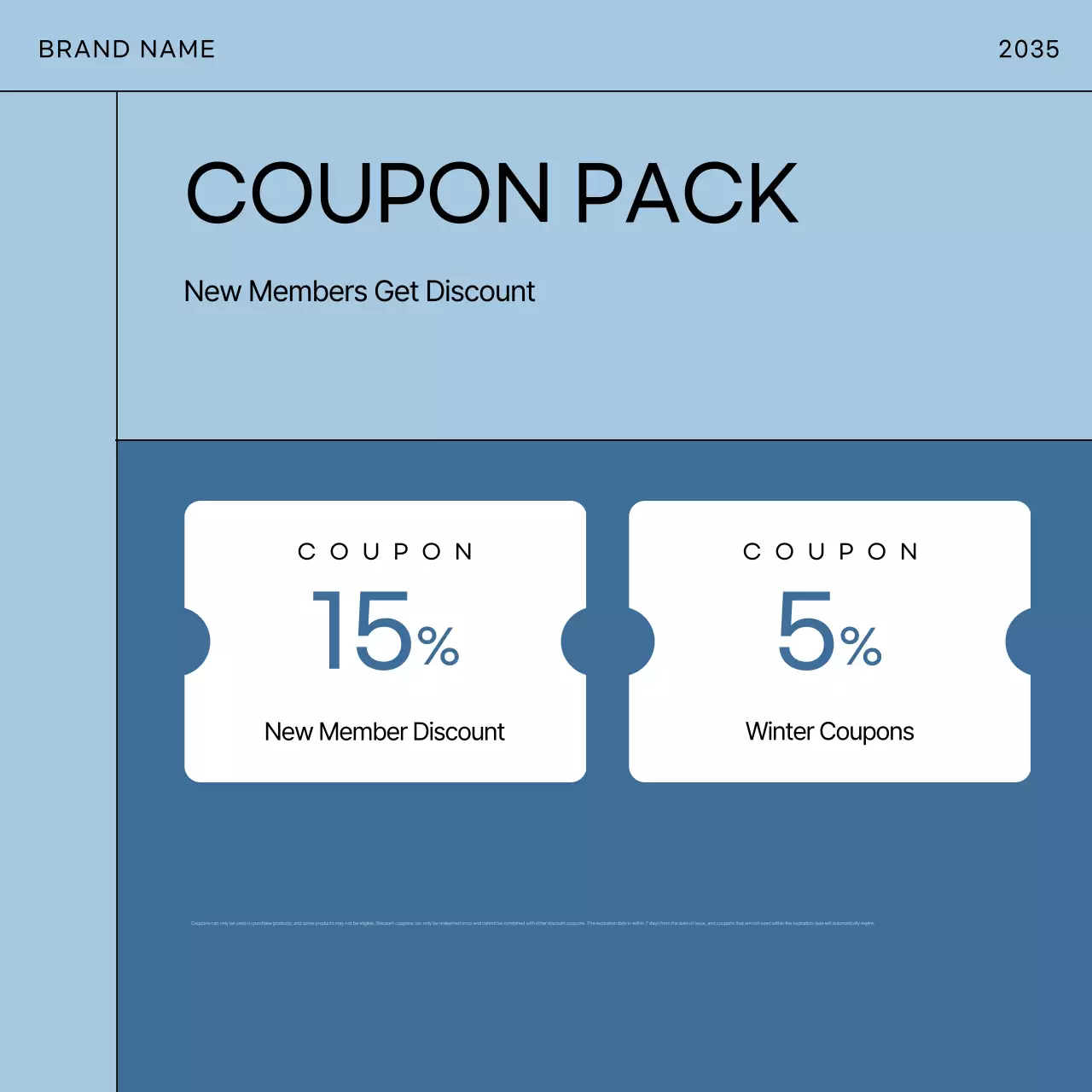 Promosi Merek Modern Biru di Instagram Carousel