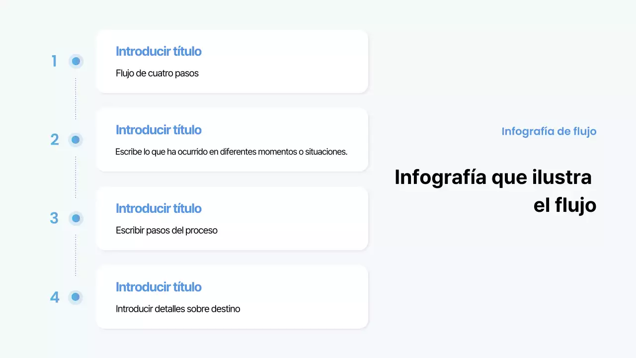 Informe empresarial minimalista en azul claro
