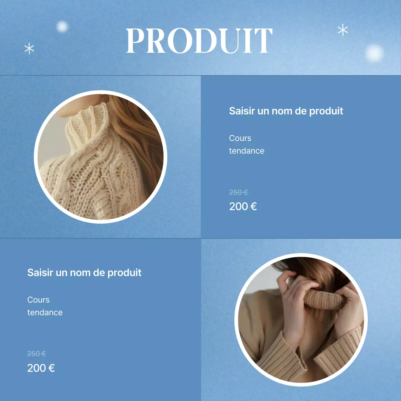 Blue Modern Brand Events