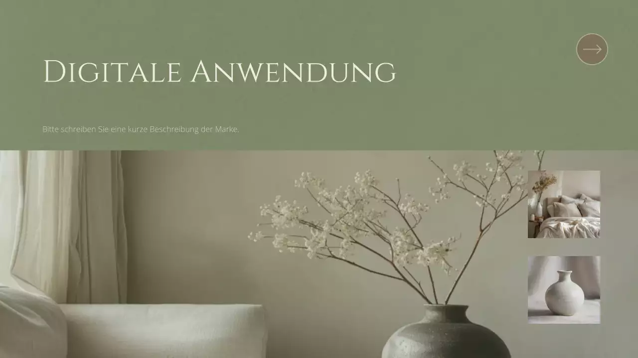 beige minimalistisches Markenrichtlinien-Dokument