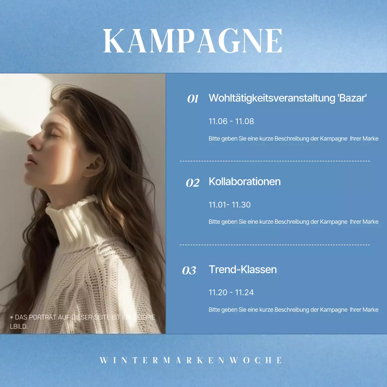 Blue Modern Brand Veranstaltungen