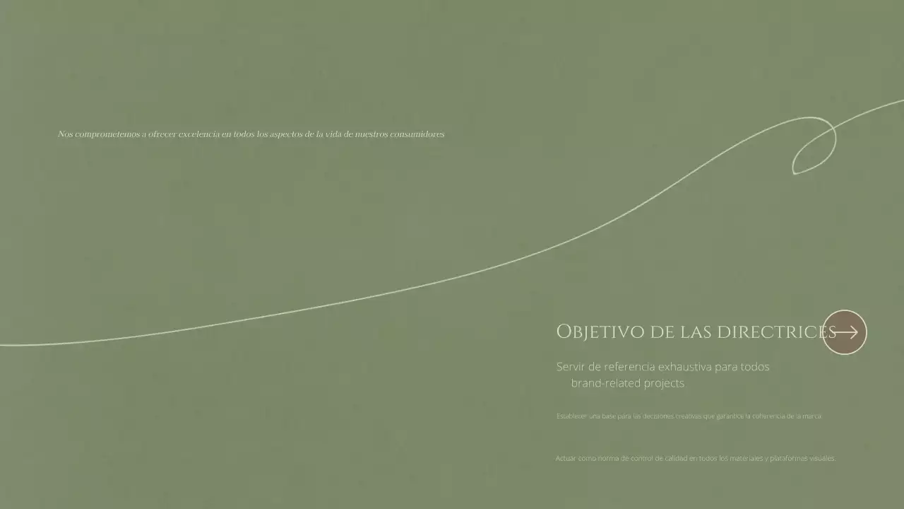 documento de directrices de la marca minimalista beige