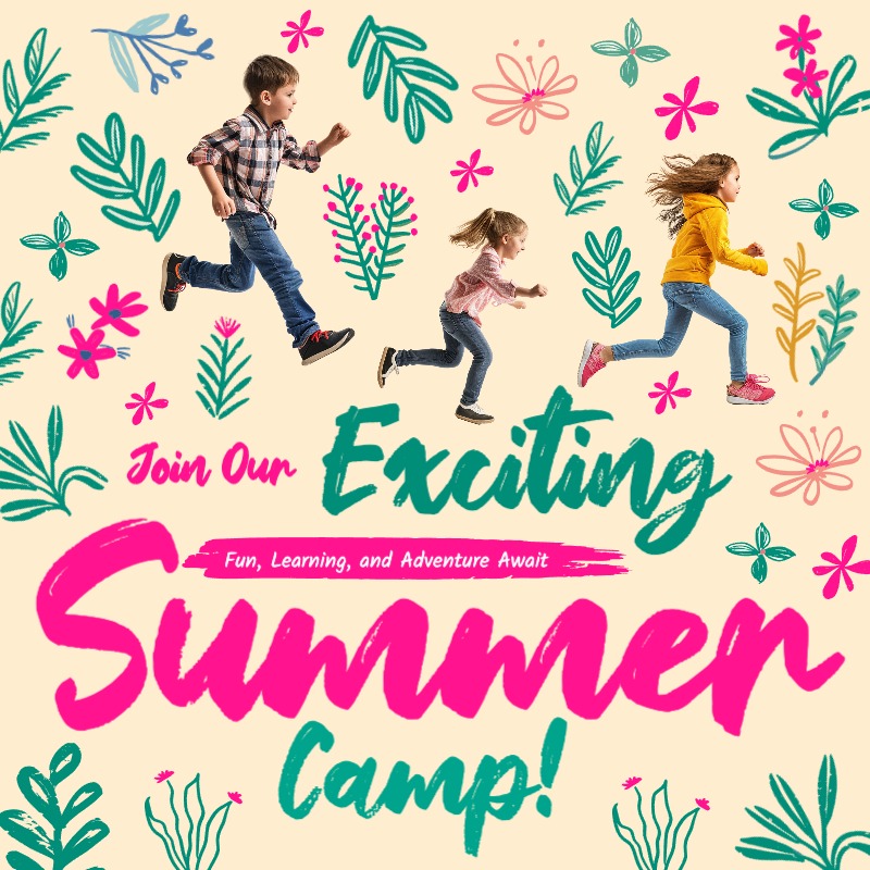 Beige Playful Summer Event Social Media Post